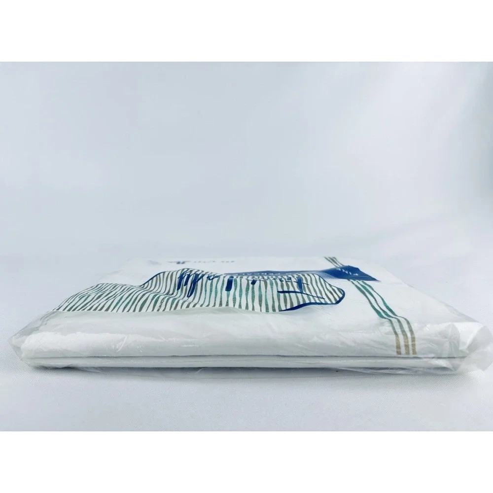 First Lady Fine Combed‎ Percale Twin Bed Flat Sheet 72 x108 White Vintage